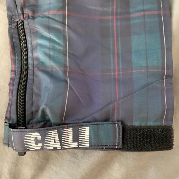 Plaid CALI UK Brand Lounge Drawstring Jogger Pant, zipper pockets & bottoms - Picture 4 of 6